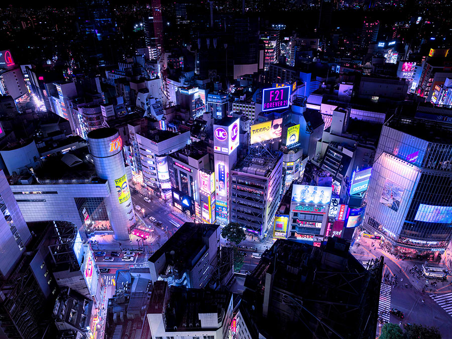 Neon Future une série à l'influence cyberpunk de Stefano Gardel