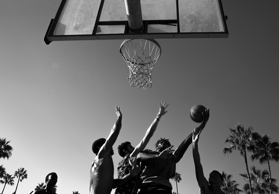 Avec les basketteurs de rue de Venice Beach